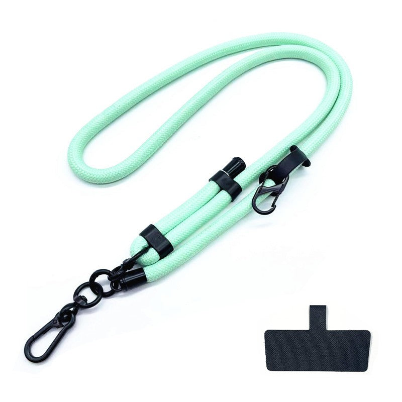 Cordão de Telefone Ajustável 1 Cm de Diâmetro Capa Universal Externa Transversal Ombro Cartão Corda de Pescoço Clipe Alça de Pulso Anti-perda