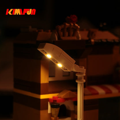 10PCS 0.8mm Pin RGB LED Building Blocks USB Lamp DIY Street Light City Electric Decorate 1X1 Brick Toy Compatible All Brands