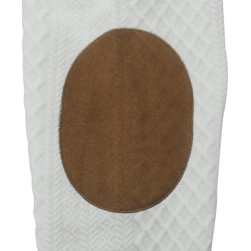 Men's European Size Jacquard Stand-Collar Long-Sleeve Hoodie - Outdoor Casual Knitwear