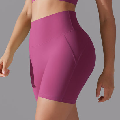 Yoga Shorts Women Fitness Shorts Running Cycling Shorts Breathable Sports Leggings High Waist Summer Workout Gym Shorts