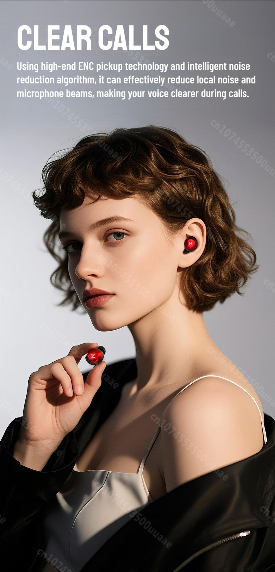 Zombiescat B12 TWS Wireless Earbuds Invisible in-Ear Bluetooth 5.4 Earphones Rotating Flip-Top Design Bluetooth Sports Headphone