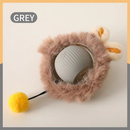 Brinquedo para Gato Bola Interativa Inteligente para Pets Brinquedos para Gatos Internos Bola Mágica de Rolamento Automático Brinquedo Eletrônico Interativo Acessórios para Gatos