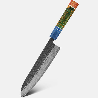 1-4 PCS Kitchen Knife set VG10 Damascus Steel Japanese chef Knife Santoku Knife Nakiri Knife kiritsuke knife Stable wood Handle