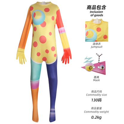Adult Pomni Cosplay Cartoon Costume Women Amazing Digital Freak Circus Cosplay Ragatha Jax Caine Gangle Zooble Kinger Costumes