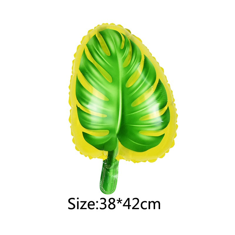 1/5pcs Tropical Balloon Hawaiian Balloons Luau Summer Helium Balloons for Birthday Hawaii Aloha Beach Pool Party Decorations