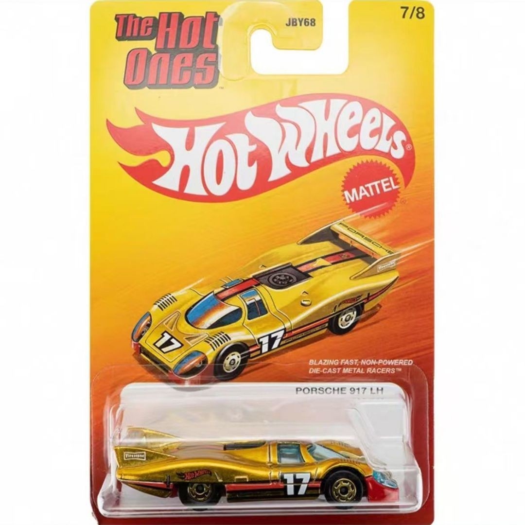 Hot Wheels Miniatura de Carro em Liga Leve JBY68 Série The Hot Ones Porsche 917 Bmw M1 Volkswagen T2 Pickup Carro Colecionável de Presente