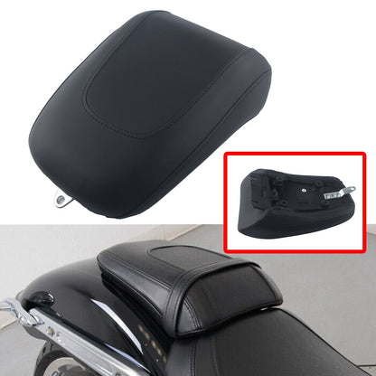 Assento Traseiro Para Passageiro de Motocicleta Couro Preto Para Harley Fat Boy FLFBS 114 FLFB 107 2018 2019 2020 2021 2022 2023