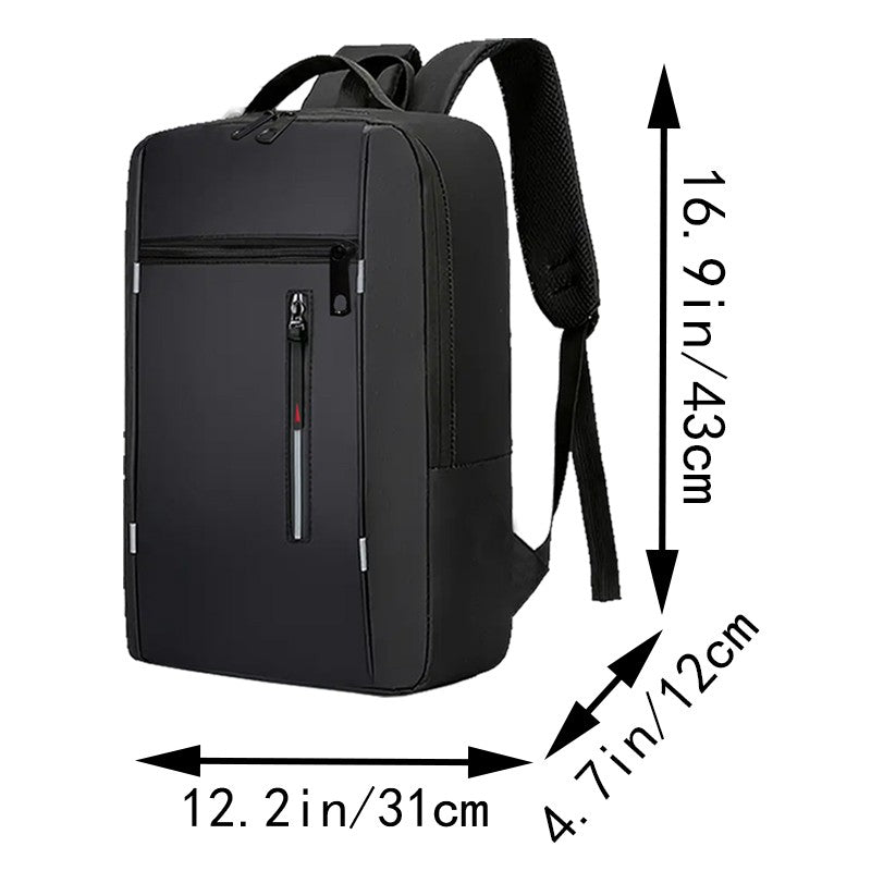 Neutral style schoolbag for men and women, suitable for business and industrial use, also suitable as a travel backpack.