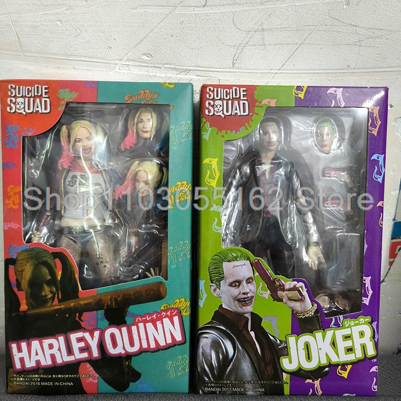 Harley Quinn Batman Boneco de Ação Disney Mafex 015 Coringa Heath Ledger O Cavaleiro das Trevas Brinquedo Colecionável Presente de Natal Halloween