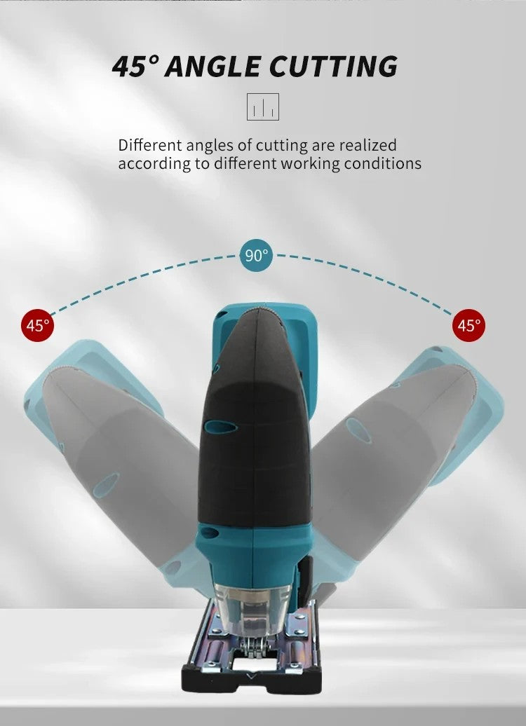 2025Makita DJV182Z Serra Tico-tico Brushless 340W 18V Sem Bateria com Lâmina de Serra Portátil a Bateria com Empunhadura tipo Barril Ferramenta Elétrica para Carpinteiro