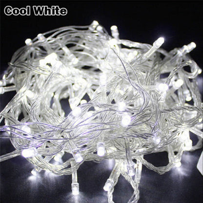 5M 10M 20M 30M 50M 100M Waterproof Outdoor 110V/220V LED String Light For Christmas Tree New Year Weeding String Lamp