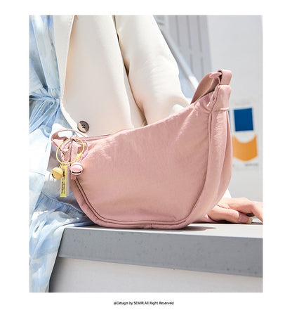Semir Crossbody Bag Women 2025 New Chest Bag Macaron Color Dumpling Bag  Minimalist Waist Pack Shoulder Purse