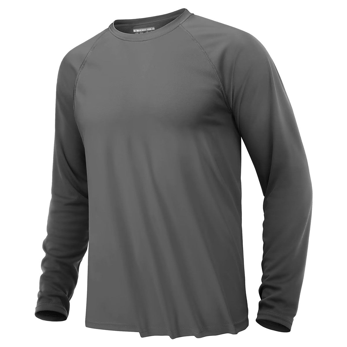 TACVASEN UV Shirt Men's O-Neck Long Sleeve UPF 50+ Sun Protection T-Shirt Quick Dry Sports Tee Hiking Fishing Outdoors Pullovers