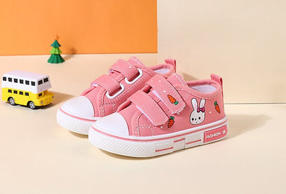 New Fashio Kid Shoe Boy Sneaker Shoe Spring Autumn Children Cartoon Canvas Sports Shoes Boys Girls Baby Board Shoes with Leisure