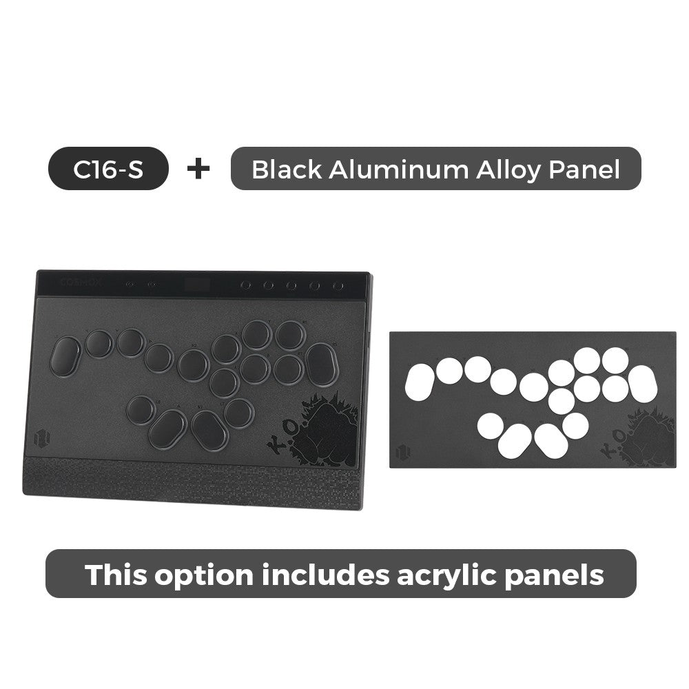 Haute42 Controle Magnético Arcade Sem Alavanca C16-S Teclado Controle Hitbox Sem Alavanca Para PC/PS4/PS5/Switch Fight Stick Hitbox