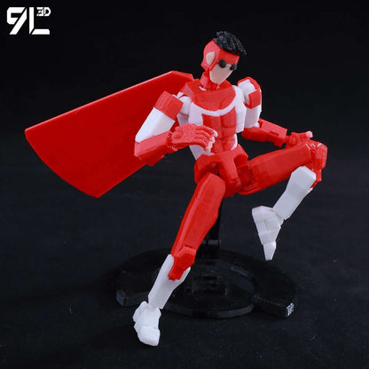Boneco de Ação Multiarticulado 3D Impresso Dummy13 Homem-Aranha 9L3D Colecionável Marvel com Braços Articulados Boneco para Animação Stop Motion