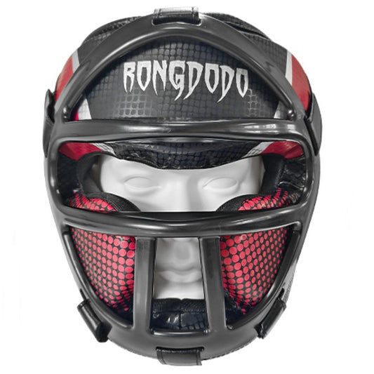 Sanda Helmet Removable Face Mask Thickened Protection Adults Kids Taekwondo Helmet Boxing Headguard Martial Arts Protective Gear