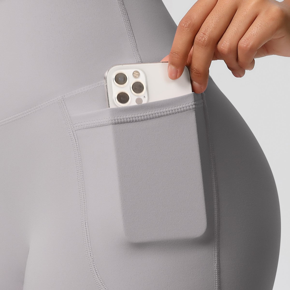 Women Sports Short With PocketedYoga Legging Shorts Squat Proof High Waist Fitness Tight Shorts Quick Drying Cycling Workout Gym