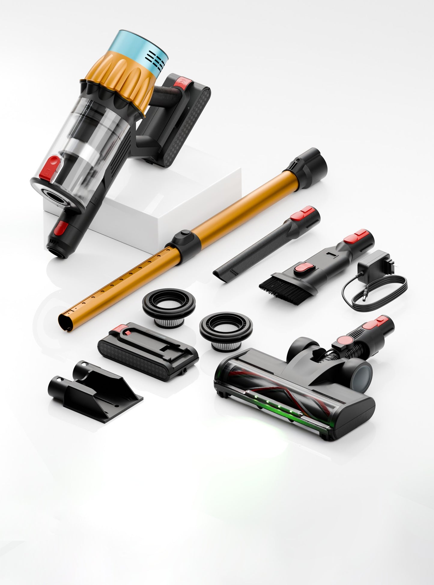 Blossom V22 45kPA Cordless Handheld Vacuum Cleaner Touch Screen Smart Dust Sensor Auto Speed Control for Home Carpet Clean