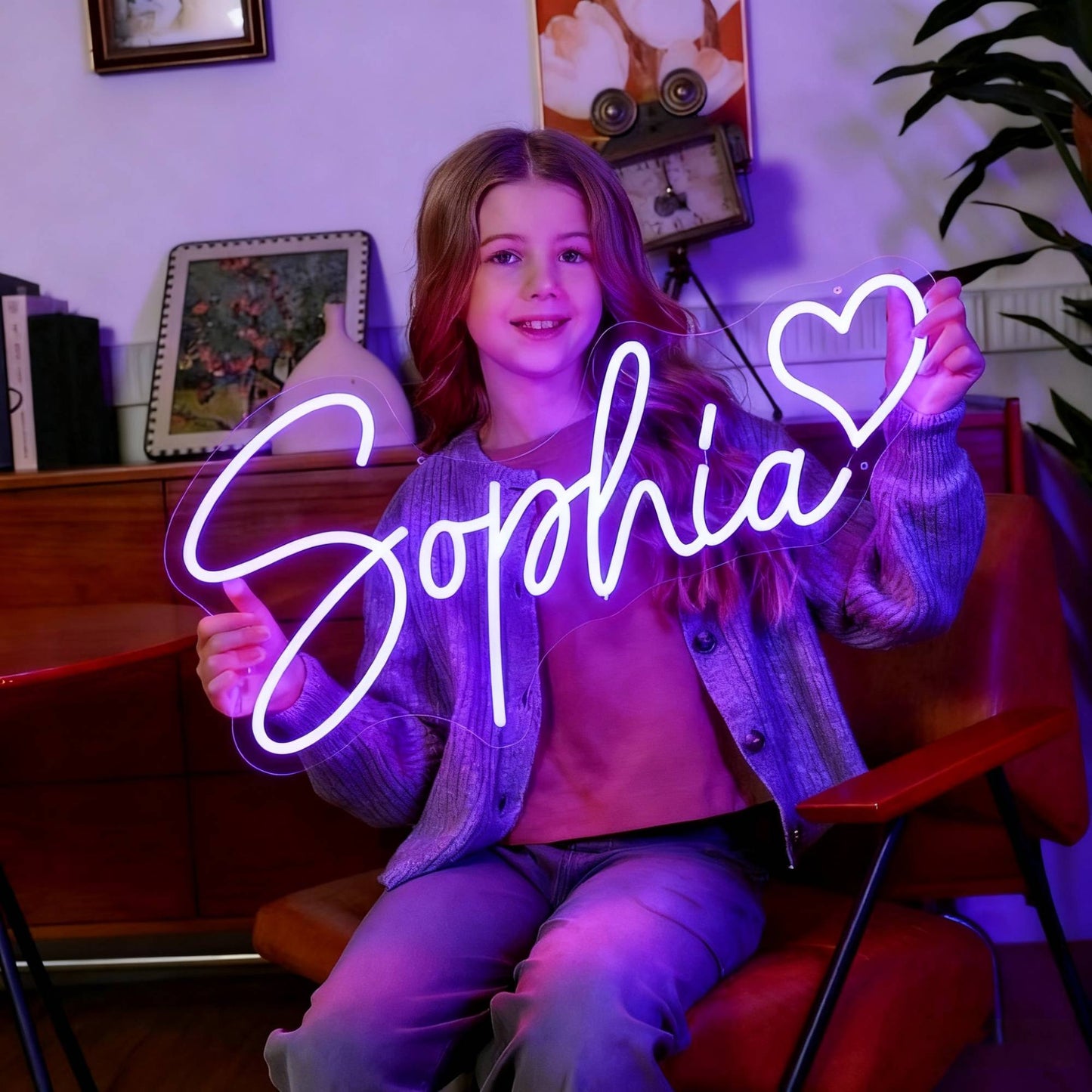Custom Neon Sign Personalized Name Neon Sign LED Night Light Birthday Wedding Signs Room Bedroom Decoration Wall LED Neon Lamp