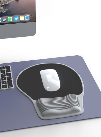 Ergonomic Mouse Pad Wrist Support, Comfortable Mouse Pad Wrist Rest, Relieve Wrist Pain Gel Mouse pad, Laptop, computer, office