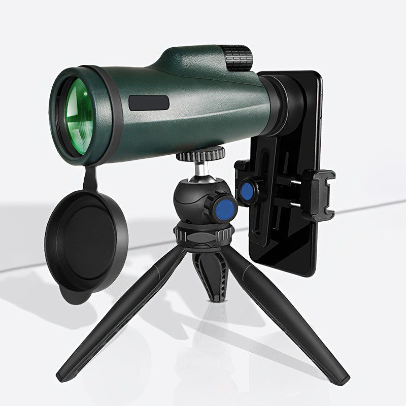Telescópio Monocular Externo 12x50 BAK4 HD Telescópio Monocular de Viagem para Adultos Telescópio Monocular