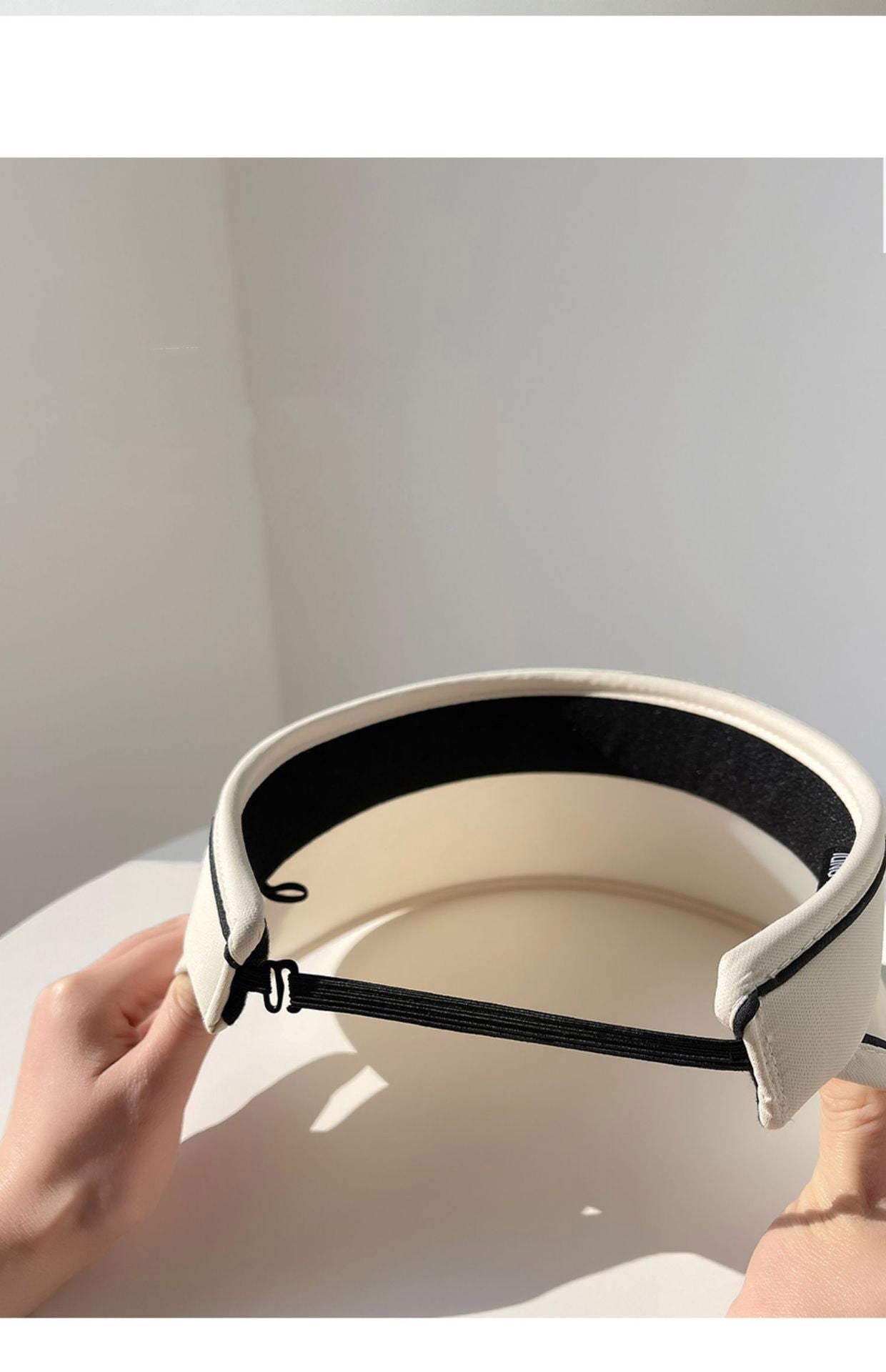 New Sun Hat Women's Uv Protection Sun Hat Summer Empty Cap Large Brim Outdoor Cycling Face Shade Hat Woman