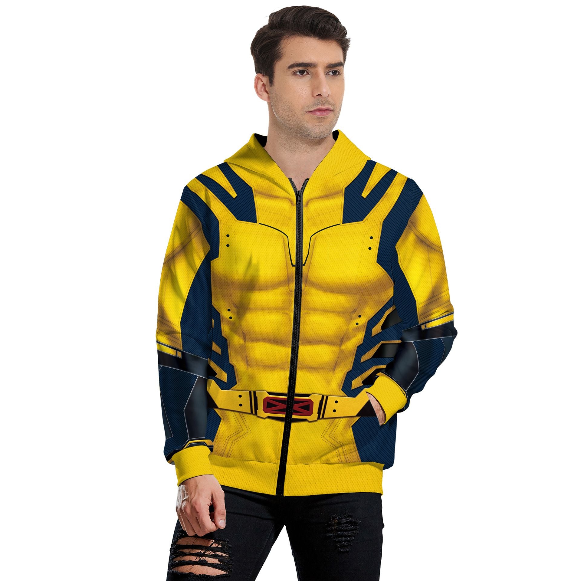 super-héros hommes film Deadpool Wolverine Cosplay Costumes Hallloween combinaison Performance fête Zentai body