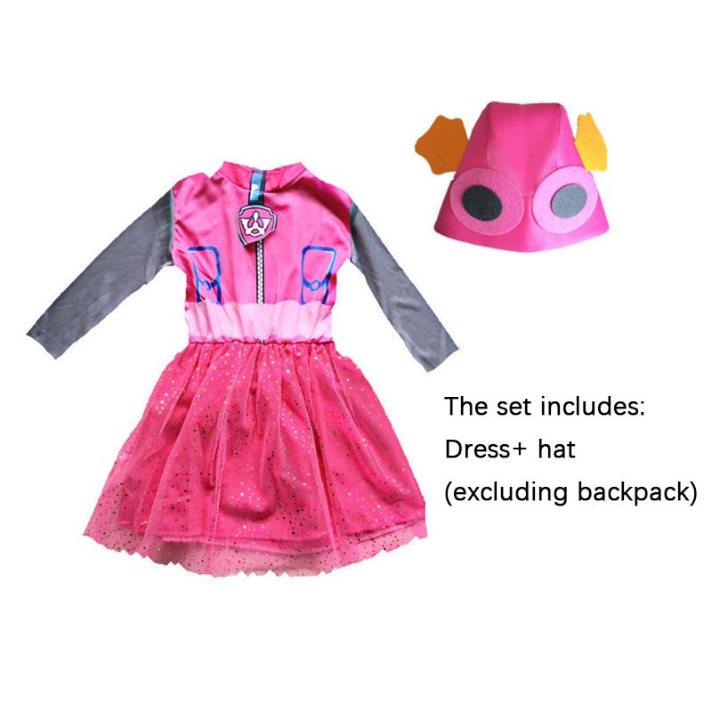 Anime Dog Patrol Kids Cosplay Costume Marshall Chase Skye Zuma Rubble Children Tops Pants Patrol Uniform Halloween Costume