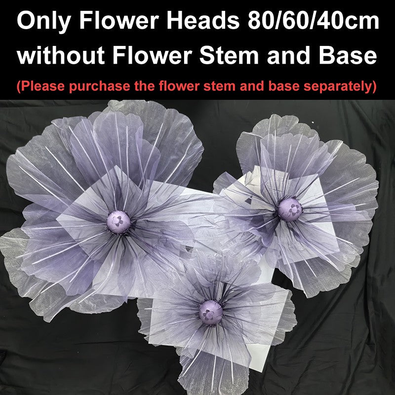 190cm Artificial Flowers Wedding Decor Props Road Lead Flower Silk Yarn Flower Poppy Window Display Garden Decoration Home Decor