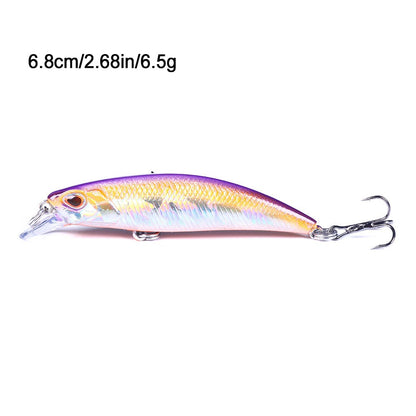 HENGJIA Jerkbait Sinking Wobblers Iscas de Pesca 8cm-9g Truta Artificial Plástico Rígido Isca Crankbait Pesca de Baixo