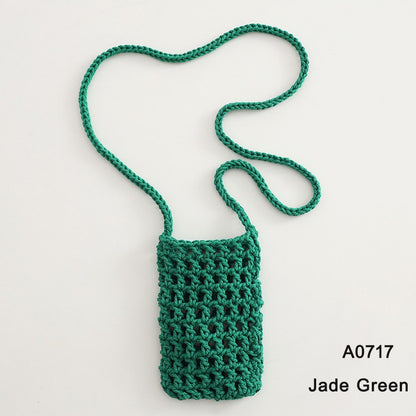 Handmade Crossbody Phone Purse - Openwork Shell Design Tote, Handmade Crossbody Phone Purse,Crochet Beach Bag