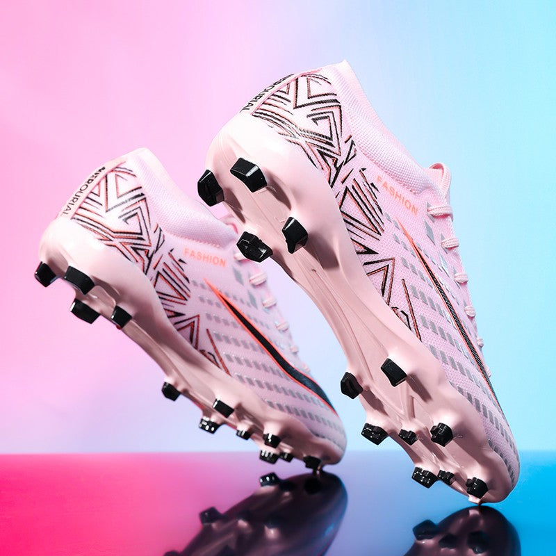 New Men Football Boots Futsal High-quality Mid-top Soccer Shoes Match Non-Slip Cleats Sneakers Indoor Hot-selling FG/TF