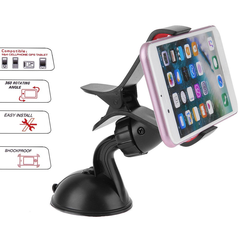 Suporte para Celular Veicular Desmontável Suporte de Telefone Ajustável Acessórios Adequados para GPS Veicular