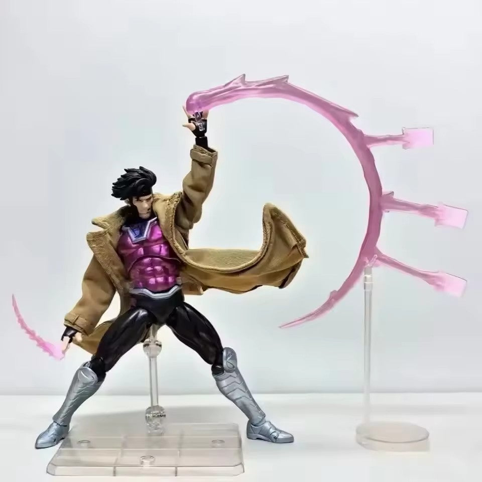 Em Estoque Ct Toys Boneco Gambit Mafex 131 X-Men Wolverine Shf Anime Action Figure Estatueta Modelo Presentes Personalizados Brinquedo Infantil