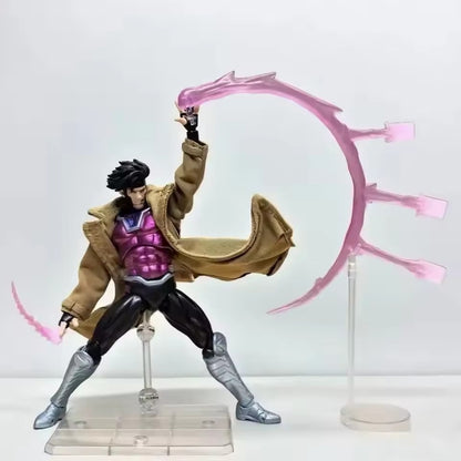 Em Estoque Ct Toys Boneco Gambit Mafex 131 X-Men Wolverine Shf Anime Action Figure Estatueta Modelo Presentes Personalizados Brinquedo Infantil