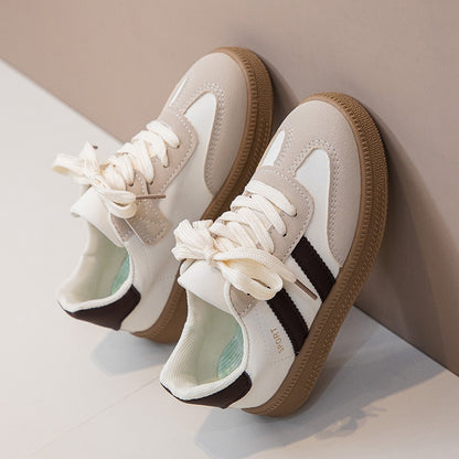 Children Tennis Shoes 2025 New Simple Kids Sneakers for Girls Patchwork Non-slip Boys Causal School Running Sneakers Non-slip