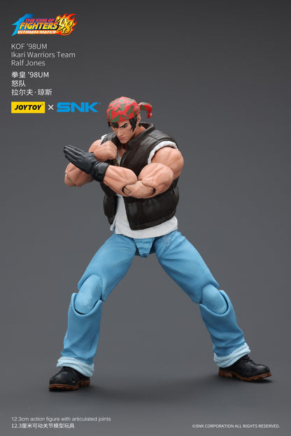 Warhammer SNK 1/18 Action Figures KOF 98UM Ikari Warriors Team Leona Heidern Ralf Jones Clark Still Stage Base-Japan Street