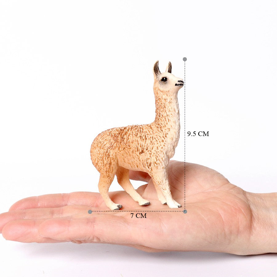 Realistic Farm World Alpaca Animal Model Figures Llama Toy Figurine Zoo Education Collection Home Decor Playset Kids Gifts