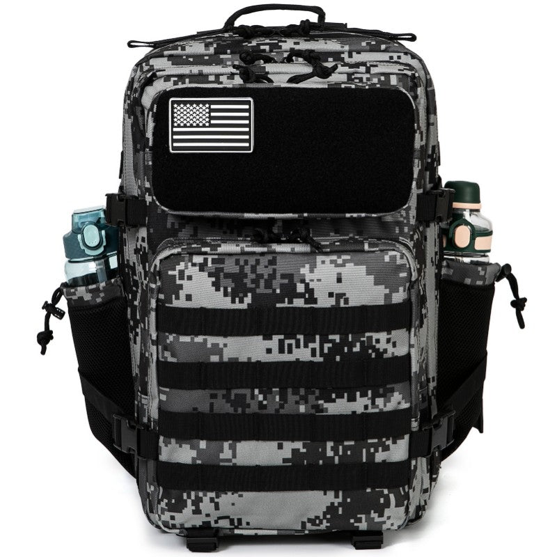 Mochila Tática 45L survival Bag Hunting MOLLE Backpack GYM Para Homens EDC Outdoor Hiking Rucksack com Suporte para Garrafa