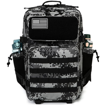 Mochila Tática 45L survival Bag Hunting MOLLE Backpack GYM Para Homens EDC Outdoor Hiking Rucksack com Suporte para Garrafa