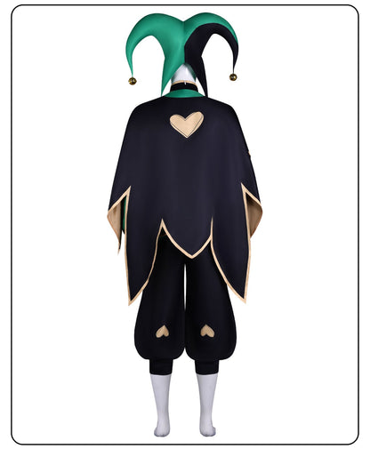 Hazbin Hotel Fizzarolli Cosplay Costume The Amazing Digital Circus Pomni Pierrot Harlequin Clown Outfit Halloween Party Costume