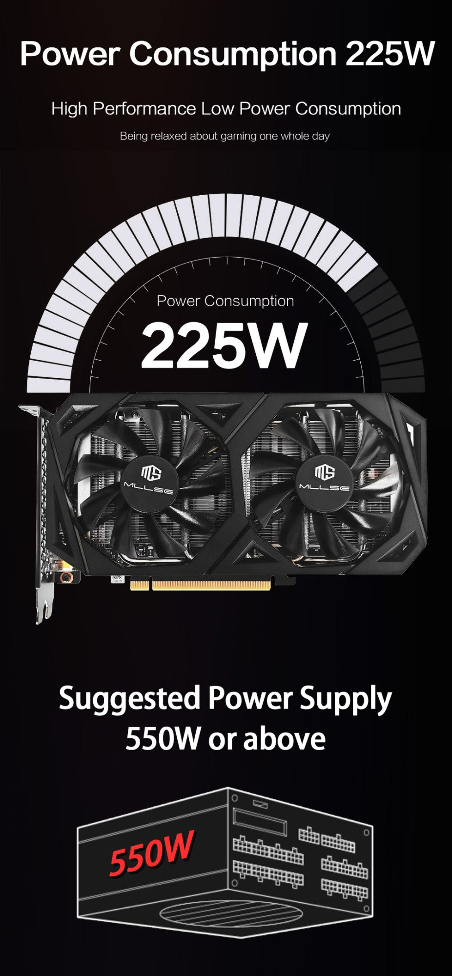 Placa de Vídeo Mllse RTX 2070 8GB GDDR6 256Bit PCIE PCI-E3.0 16X 1470MHz 2304 unidades DP*3 rtx 2070 8G para Jogos