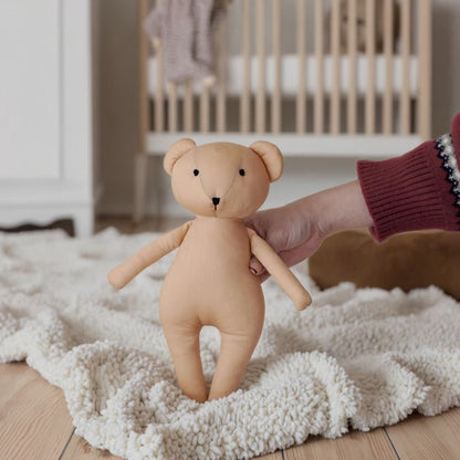 2025 Baby Plush Toy Comforts Sleeping Cute Rabbit, Bear, Mouse Baby Girl Doll, Cloth Doll Doll