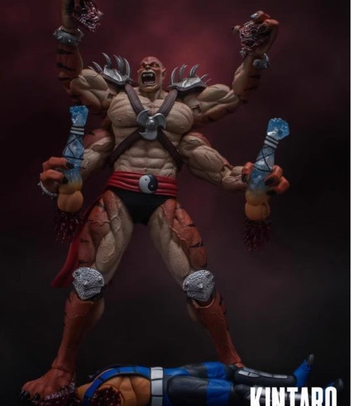 Storm Collectibles 1/12 Mortal Kombat Kintaro Action Figure Versão Regular e Sangrenta - DCMK07 Modelo Clássico Brinquedos de Anime