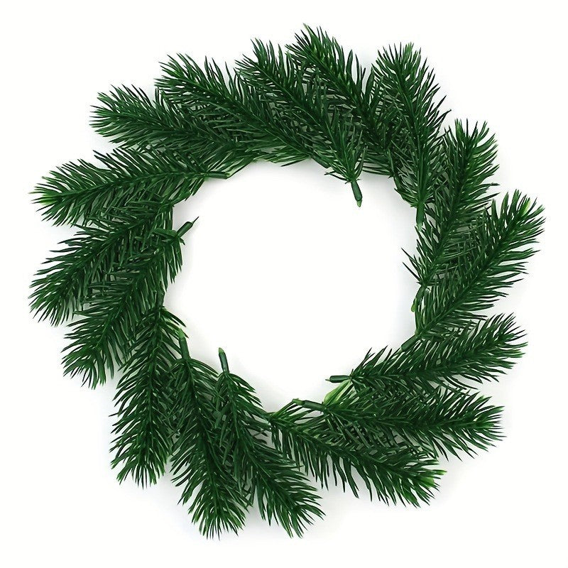 10/20Pcs Pine Branches Artificial Plants Christmas Wedding Home Tree Decor DIY Handcraft Bouquet Gift Box Fake Plants Needle