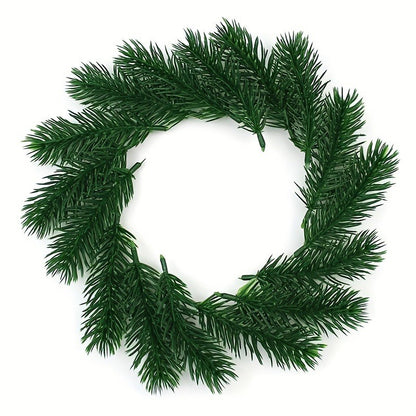 10/20Pcs Pine Branches Artificial Plants Christmas Wedding Home Tree Decor DIY Handcraft Bouquet Gift Box Fake Plants Needle