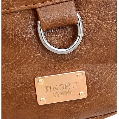 Men's PU Leather Crossbody Shoulder Bags High quality Tote Fashion Business Man Messenger Bag  Leather Bags fanny pack