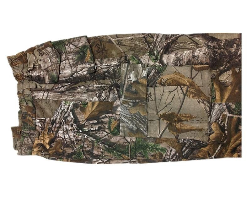 Fashion Men Pants Large Size Cotton Breathable Bionic Camouflage Trousers Outdoor Hiking Fishing Jungle Hunting Long Bottoms