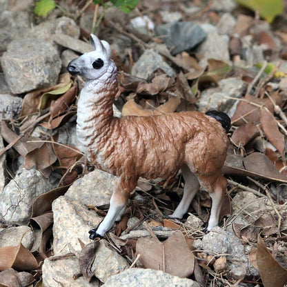Oenux Simulação Animais Selvagens Brinquedo Camelo do Deserto Burro Alpaca Antílope Cervo Veado Modelo Bonecos de Ação PVC Decoração Presente Infantil